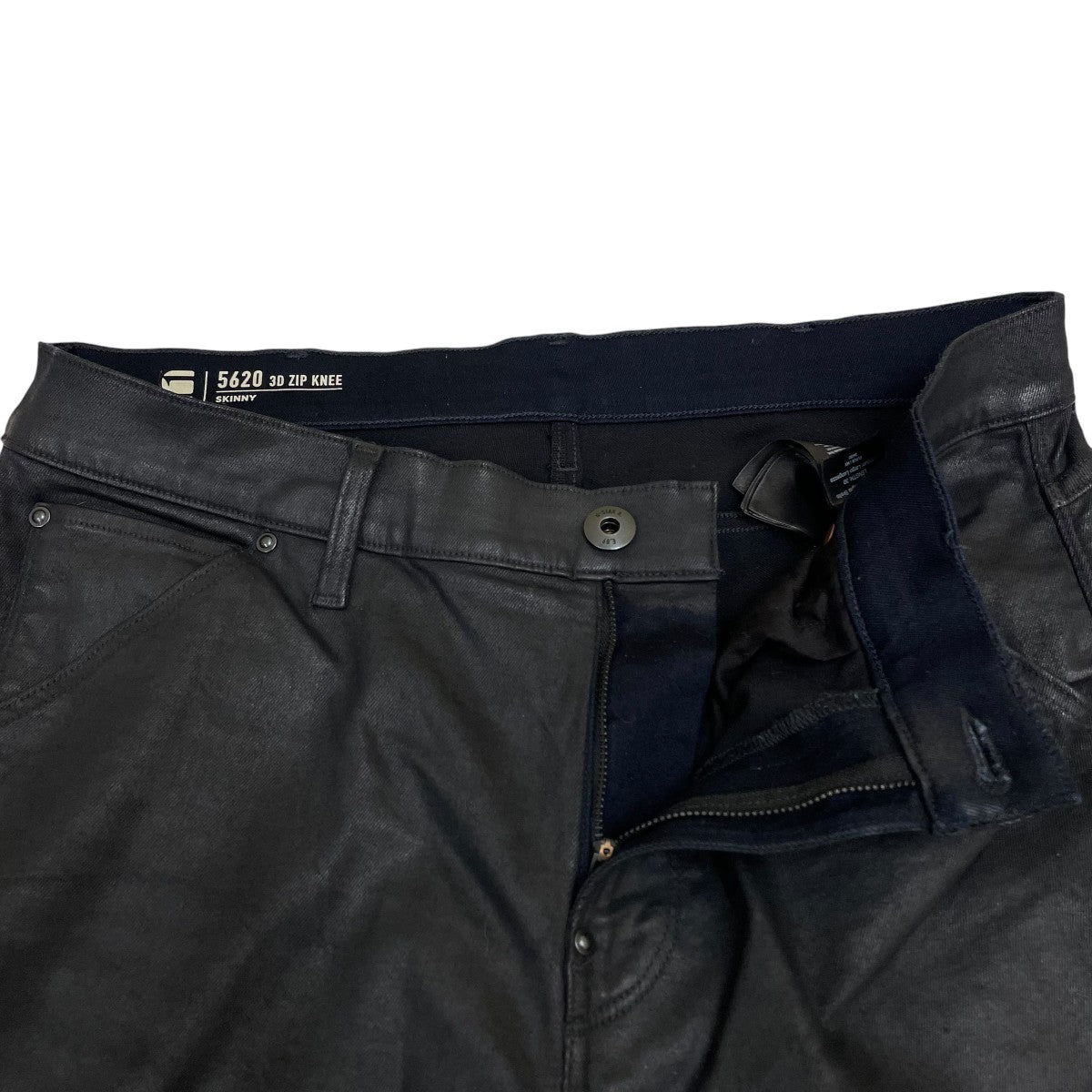 G-STAR RAW 5620 3D ZIP KNEE SKINNYデニムパンツ1014685 古着・中古-4枚目のアイテム画像