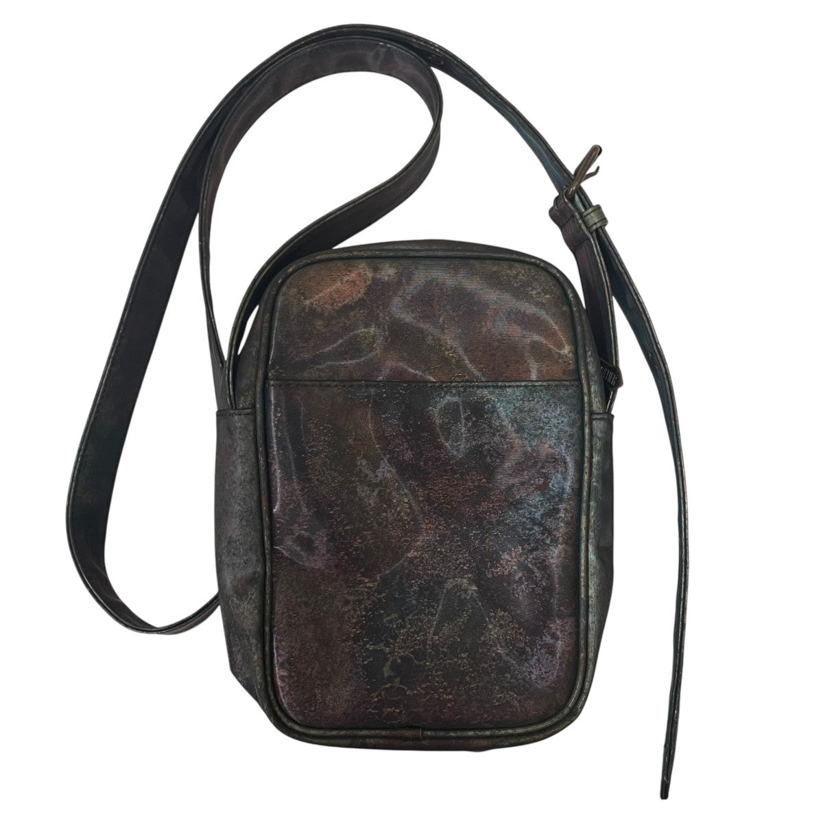 Jean Paul GAULTIER Vサイバーシリーズ転写プリント 玉虫色 ショルダーバッグ 古着・中古-2枚目のアイテム画像