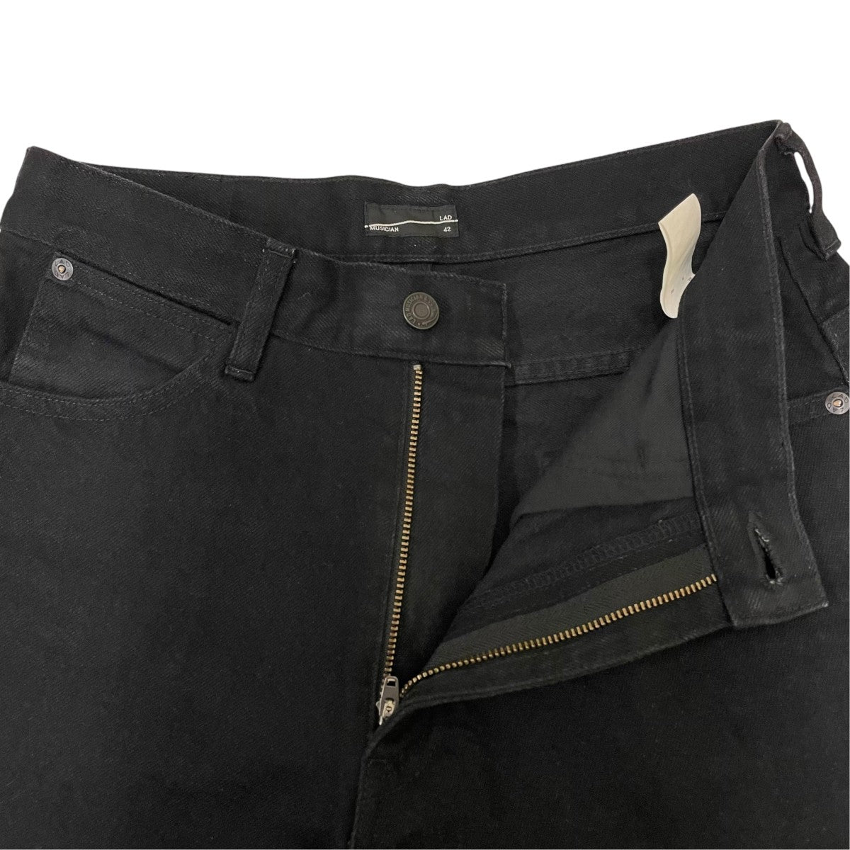 14oz DENIM TAPERED BUGGY PANTSブラックデニム2125 506