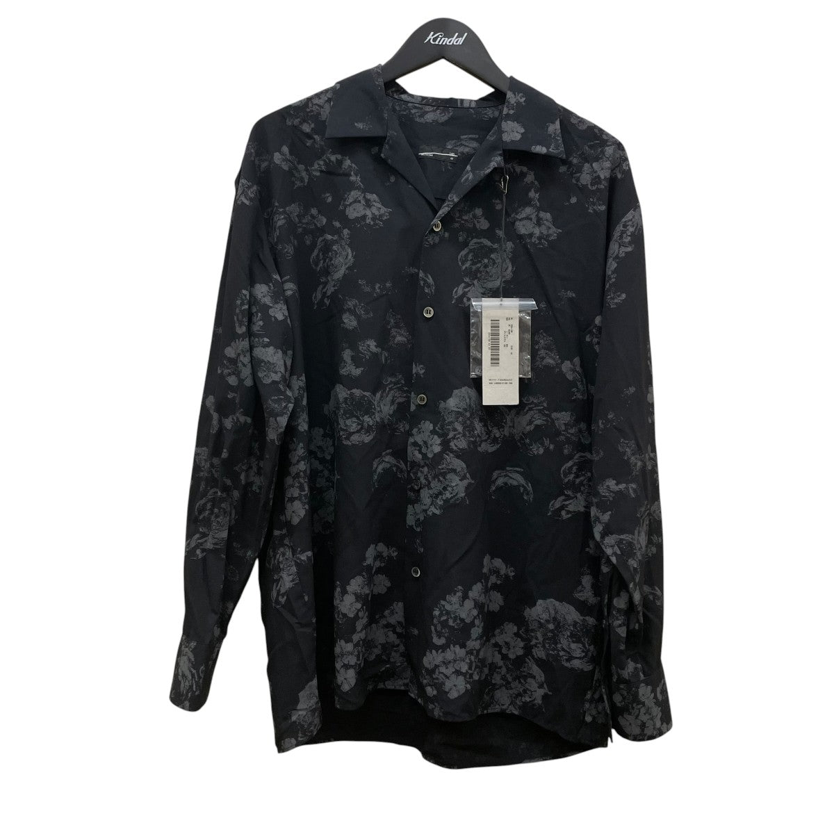 LAD MUSICIAN ROSE MIX OPEN COLLAR BIG SHIRT総柄シャツ2324 108 古着・中古-1枚目のアイテム画像