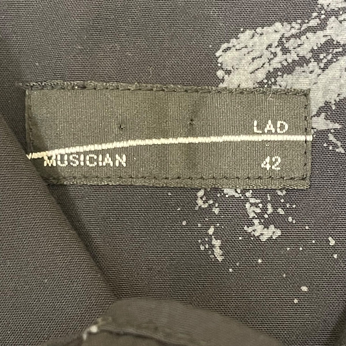 LAD MUSICIAN ROSE MIX OPEN COLLAR BIG SHIRT総柄シャツ2324 108 古着・中古-6枚目のアイテム画像