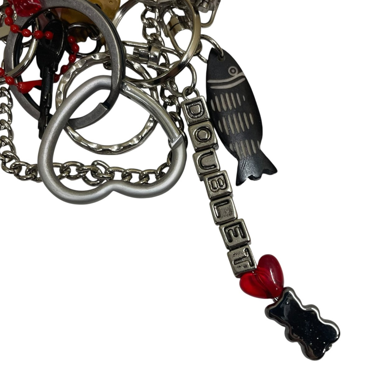 doublet 25AWKEY CHAINキーチェーン バッグチャーム 星 クマ ハート 古着・中古-6枚目のアイテム画像