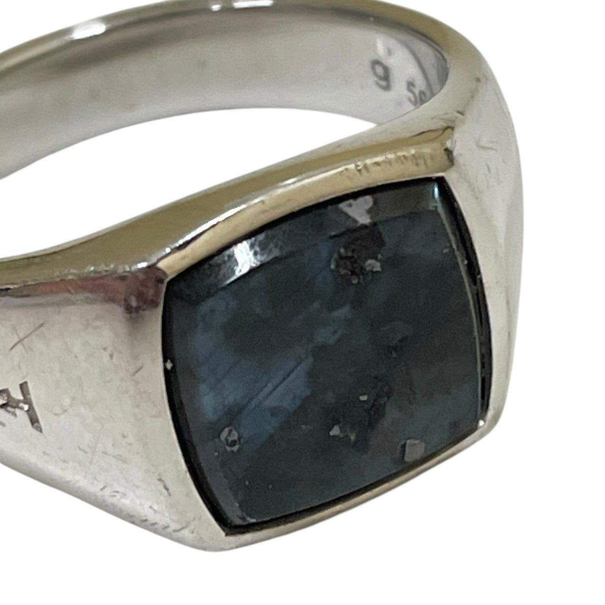 Kay Ring Larvikite LARVIKITEスクエアストーンリング
