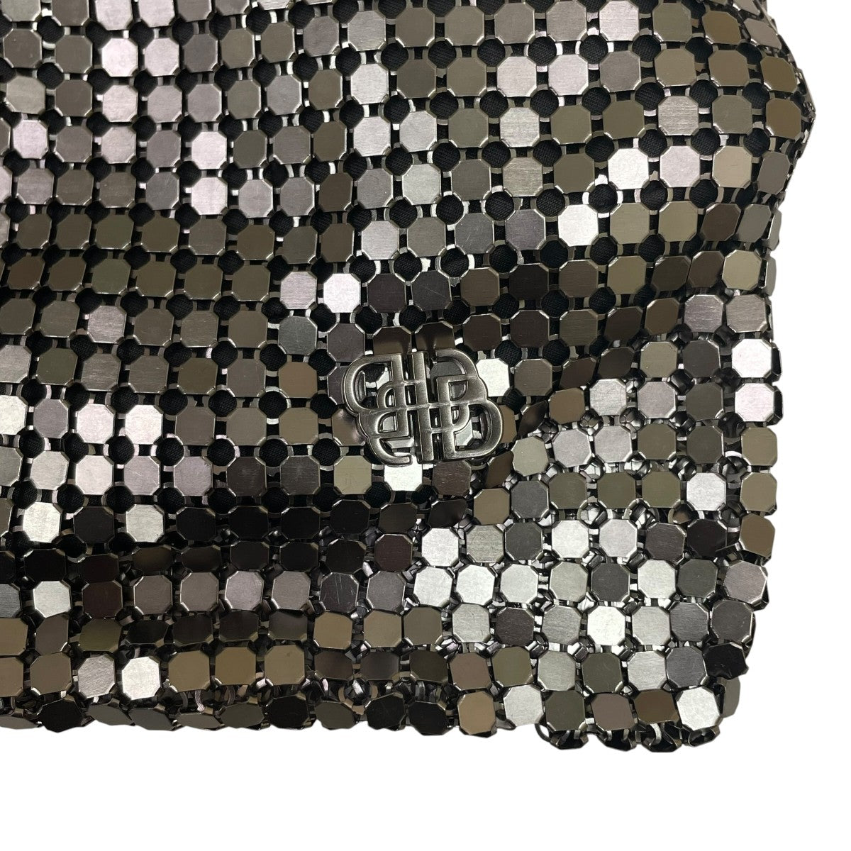 BIGOTRE PURSE METALシルバーメタル 巾着 ショルダーバッグ ハンドバッグ 古着・中古-5枚目のアイテム画像