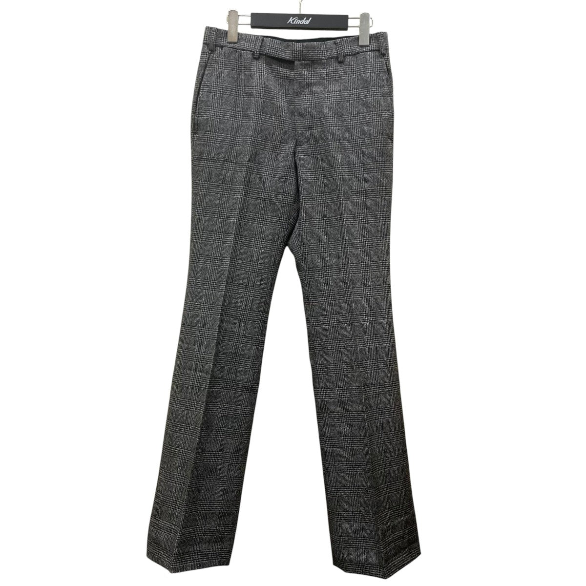 LITTLEBIG 20AWGlen-Check Flare Trousersチェック柄 ウールスラックスLB203 PT04 古着・中古-1枚目のアイテム画像