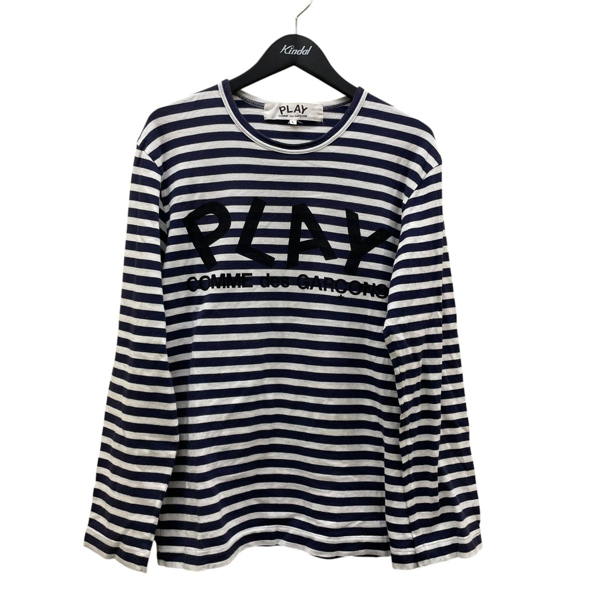 PLAY COMME des GARCONS AD2005ロングスリーブTシャツAZ T018 古着・中古-1枚目のアイテム画像