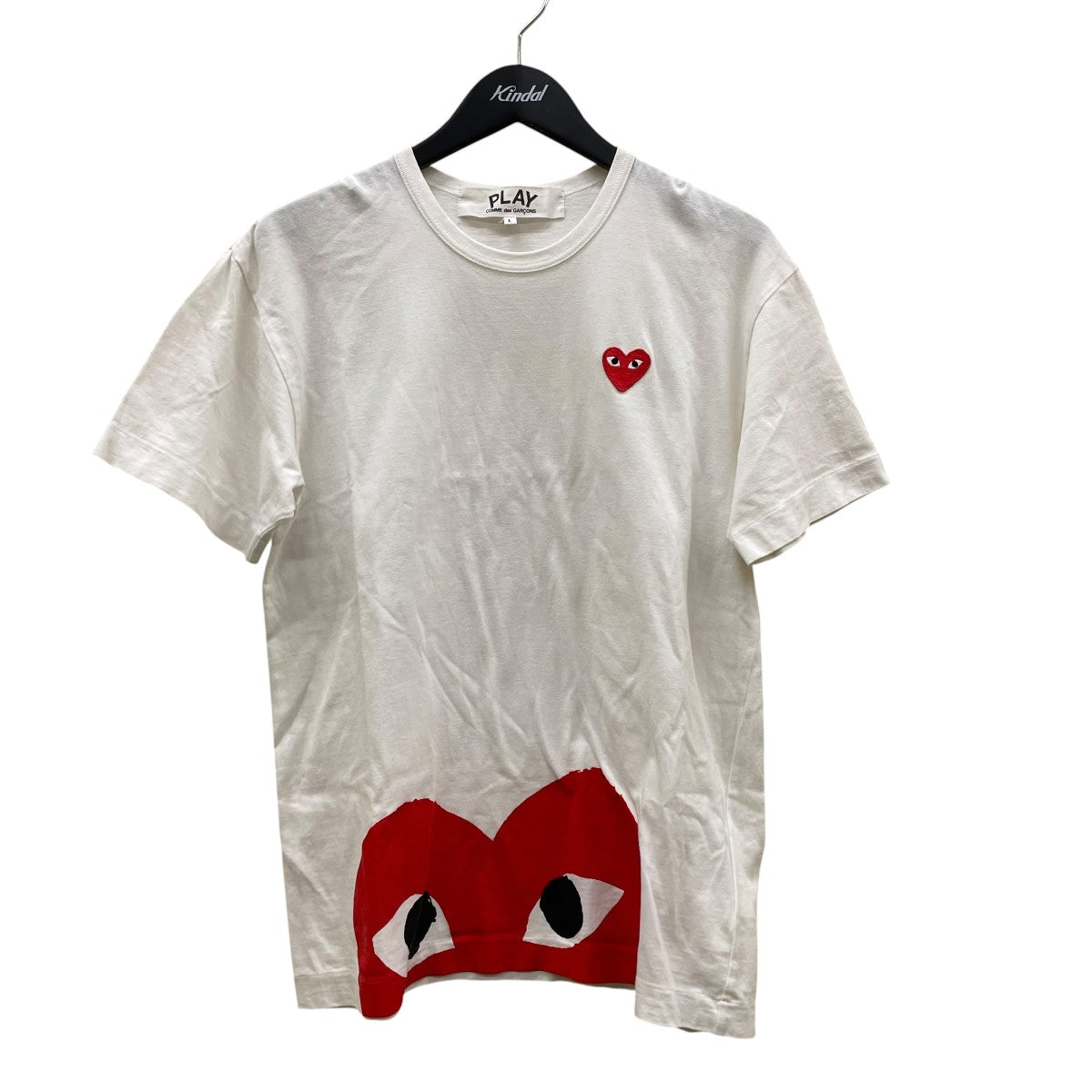 PLAY COMME des GARCONS AD2007TシャツAZ T034 古着・中古-1枚目のアイテム画像