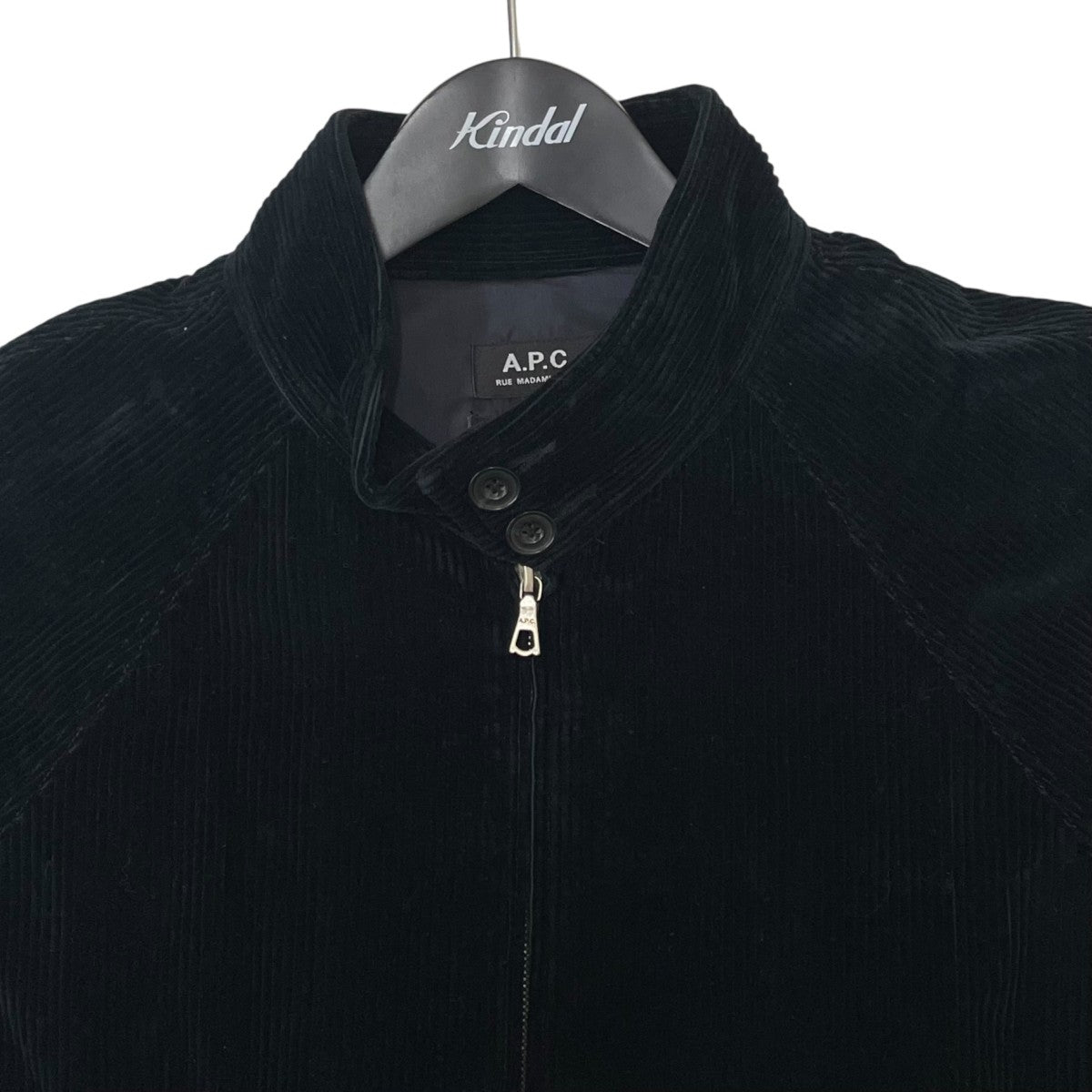 A．P．C． スイングトップスタンドカラー コーデュロイジャケット 古着・中古-3枚目のアイテム画像