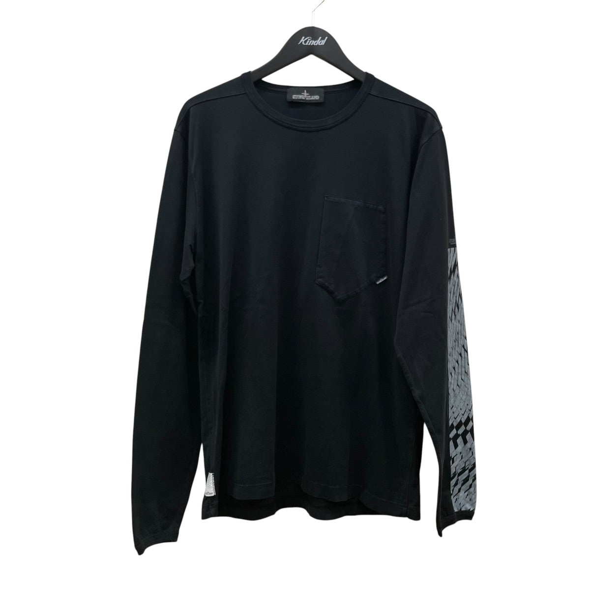 長袖Tシャツ PROJECT SHADOW  STONE 黒 Casuals Seeking – M Knit Project Shadow Island Stone M トップス
