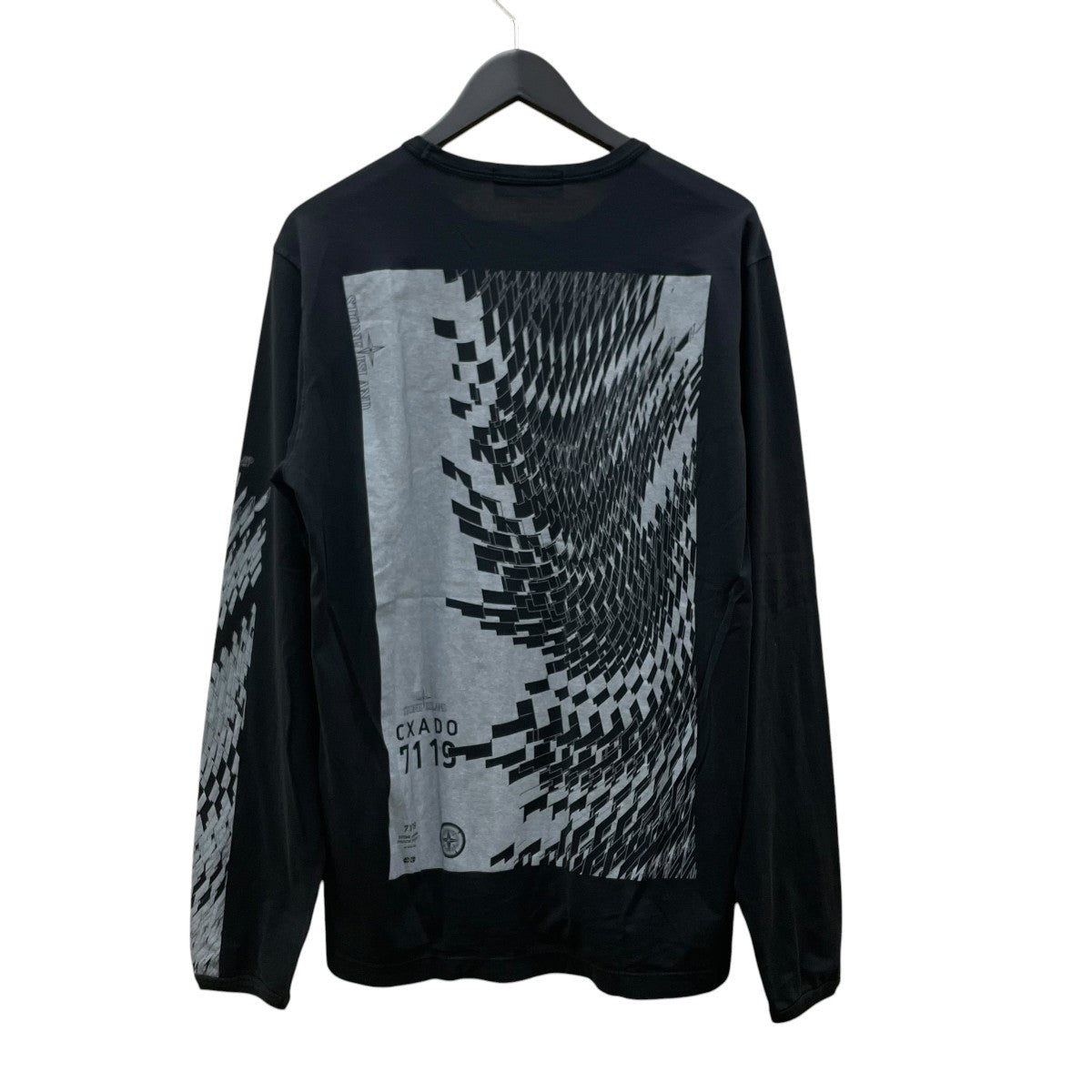 STONE  SHADOW PROJECT 長袖Tシャツ 黒 M STONE ISLAND(ストーンアイランド) shadow project長袖Tシャツ