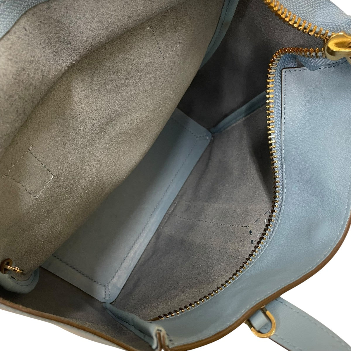 ANYA HINDMARCH NEVIS ZIPPED MINIハンドバッグ 古着・中古-5枚目のアイテム画像