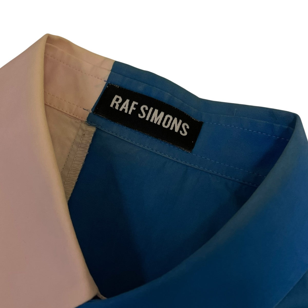 RAF SIMONS ストライプ柄 半袖シャツ コットンシャツ23 01 0095 414 古着・中古-8枚目のアイテム画像