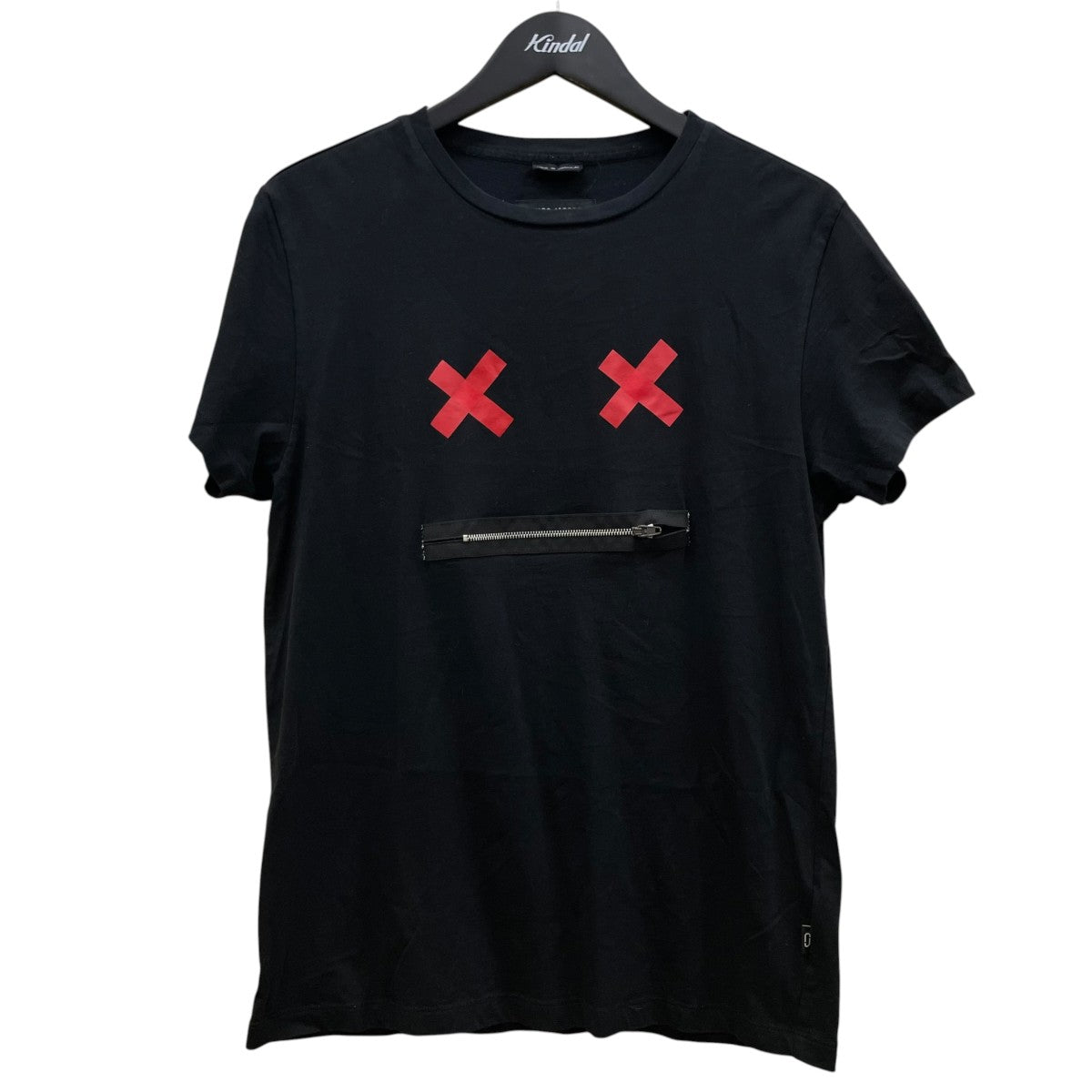 MARC JACOBS Zip Faceバツ プリント 半袖Tシャツ コットンTシャツS84GC0256 S22901 古着・中古-1枚目のアイテム画像