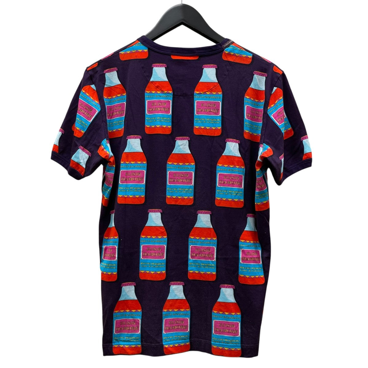 DOLCE ＆ GABBANA ELISIR D’AMORE瓶 プリント 半袖Tシャツ コットンTシャツ00000156346790 古着・中古-2枚目のアイテム画像