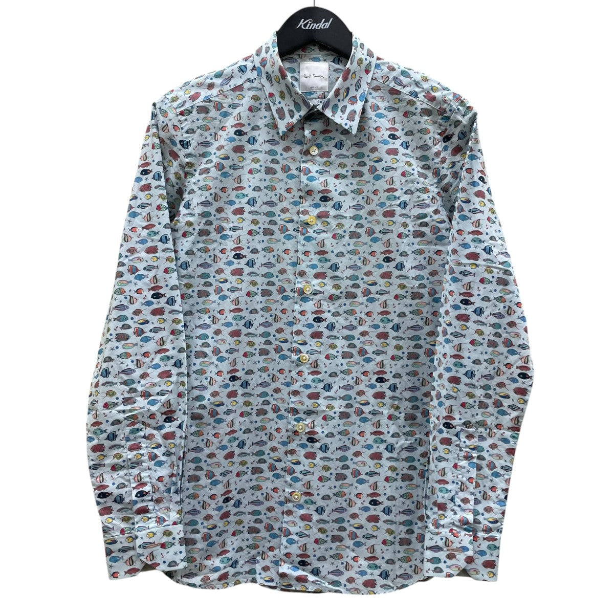 Paul Smith(ポールスミス) 魚 プリント 長袖シャツ コットンシャツPF Paul Smith(ポールスミス) 魚 プリント 長袖シャツ コットンシャツPF