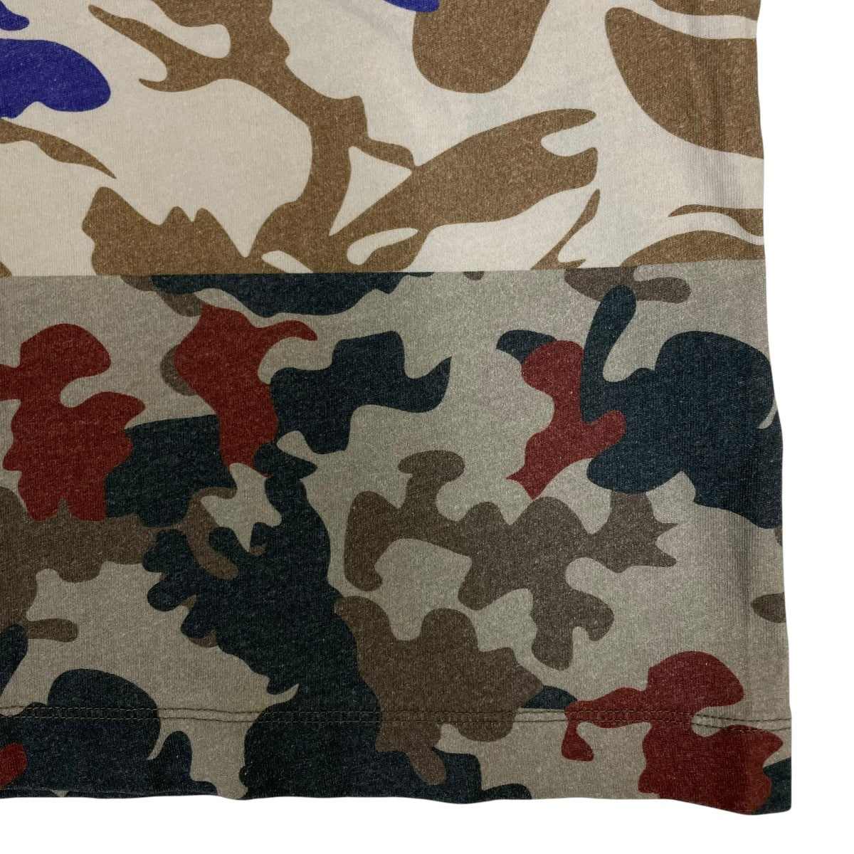 Gosha Rubchinskiy Patchwork Camouflage ／ Mosaic Tee総柄 迷彩柄 カモ柄 プリント 半袖Tシャツ コットンTシャツG013T001 古着・中古-4枚目のアイテム画像