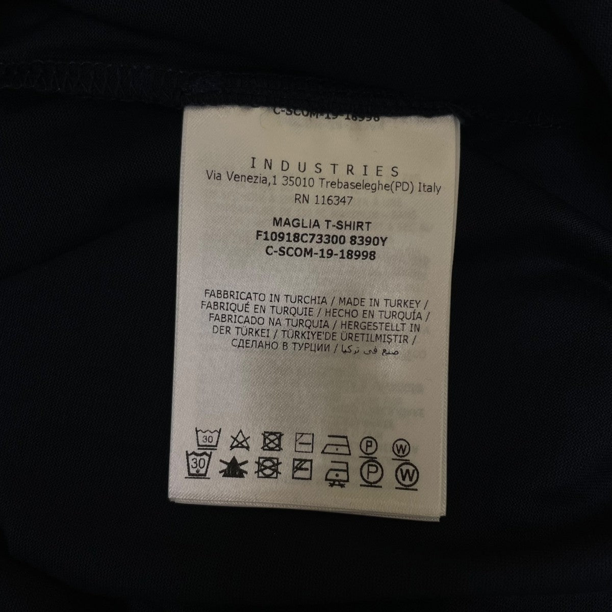 MONCLER MAGLIA T-SHIRTロゴワッペン付き 半袖Tシャツ コットンTシャツF10918C73300 古着・中古-5枚目のアイテム画像