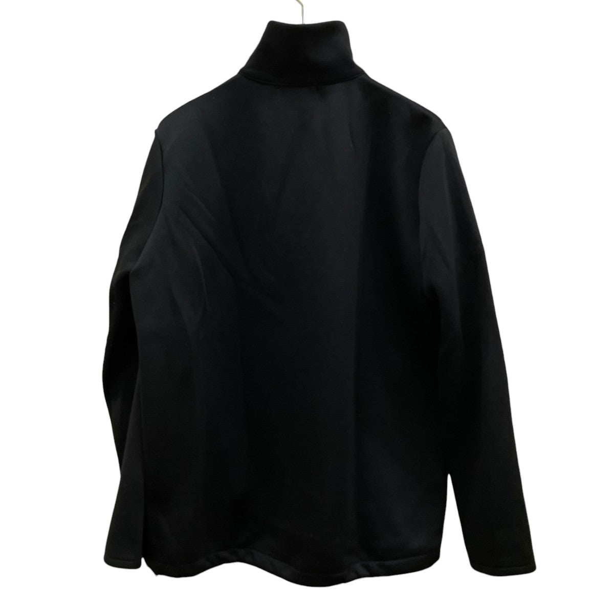 トップス enof velour jersey zip tops black ENOF(イナフ) ENOF zip up topsハーフジップスウェットZD-ENOF220304