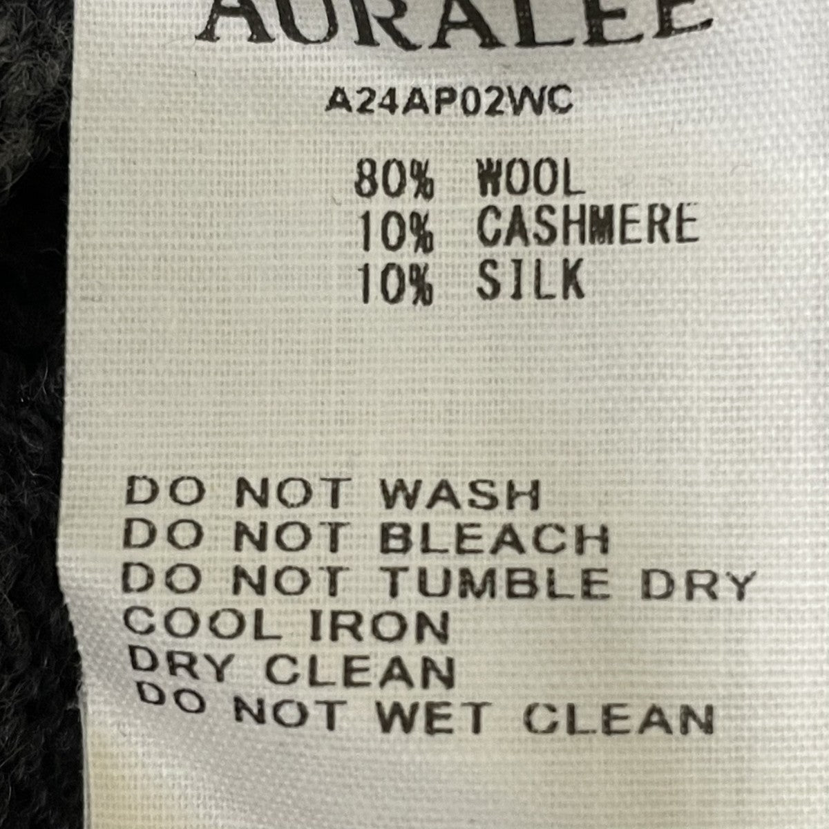 WOOL CASHMERE SILK KNIT SHORT P OニットカーディガンA24AP02WC