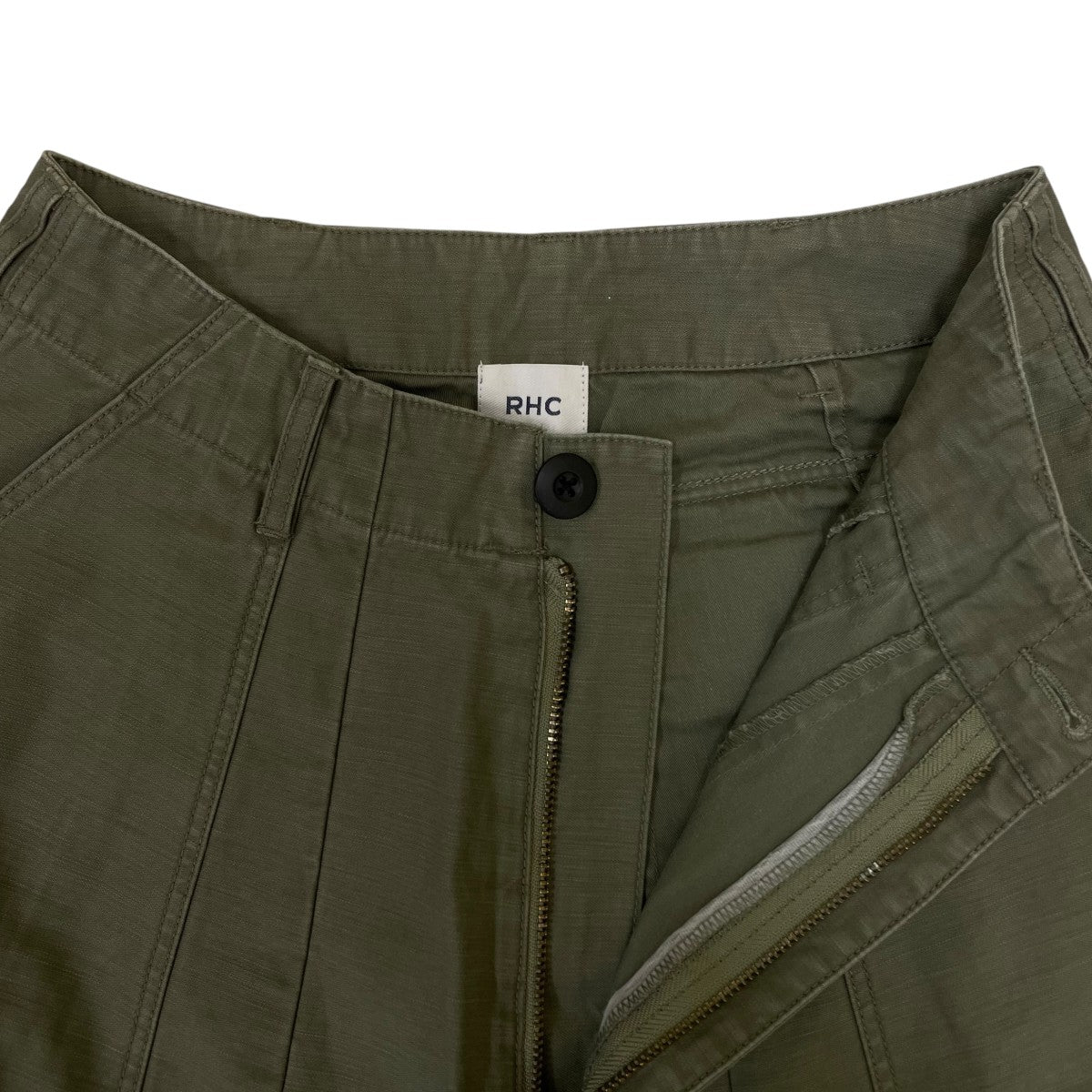 RHC Ron Herman Wide Military Pantsコットン ミリタリーパンツ ワイドパンツ3510600483 古着・中古-4枚目のアイテム画像