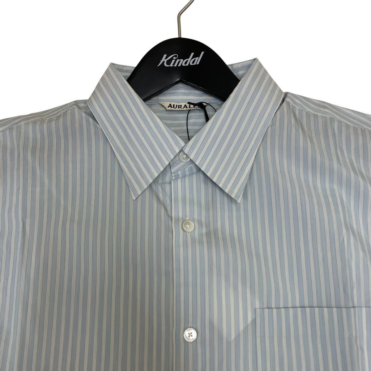 FINX POLYESTER STRIPE SHIRT長袖シャツA23SS04PS