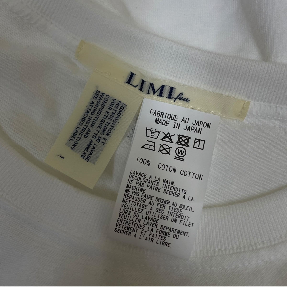 LIMI feu(リミフゥ) 2PACK Tシャツ無地 半袖Tシャツ コットンTシャツLP