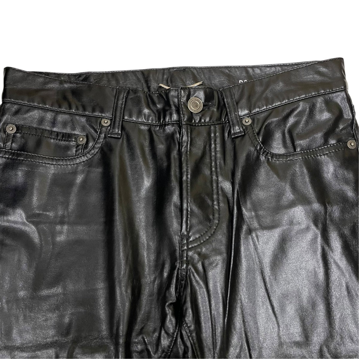 Saint Laurent Paris エディ期 フェイクレザースキニーパンツ315391 古着・中古-3枚目のアイテム画像