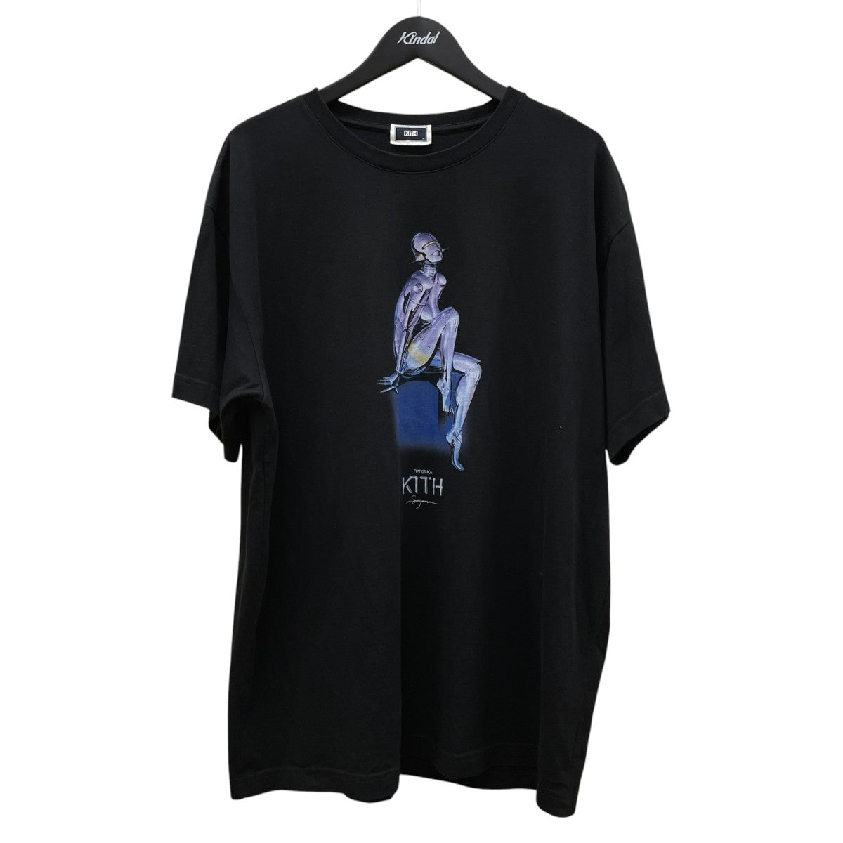 KITH 空山基コラボセクシーロボット プリント 半袖Tシャツ コットンTシャツ25073060007530 古着・中古-1枚目のアイテム画像