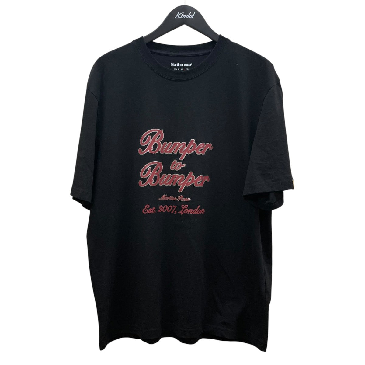 Martine rose Bumper to Bumperプリント 半袖Tシャツ コットンTシャツ 古着・中古-1枚目のアイテム画像