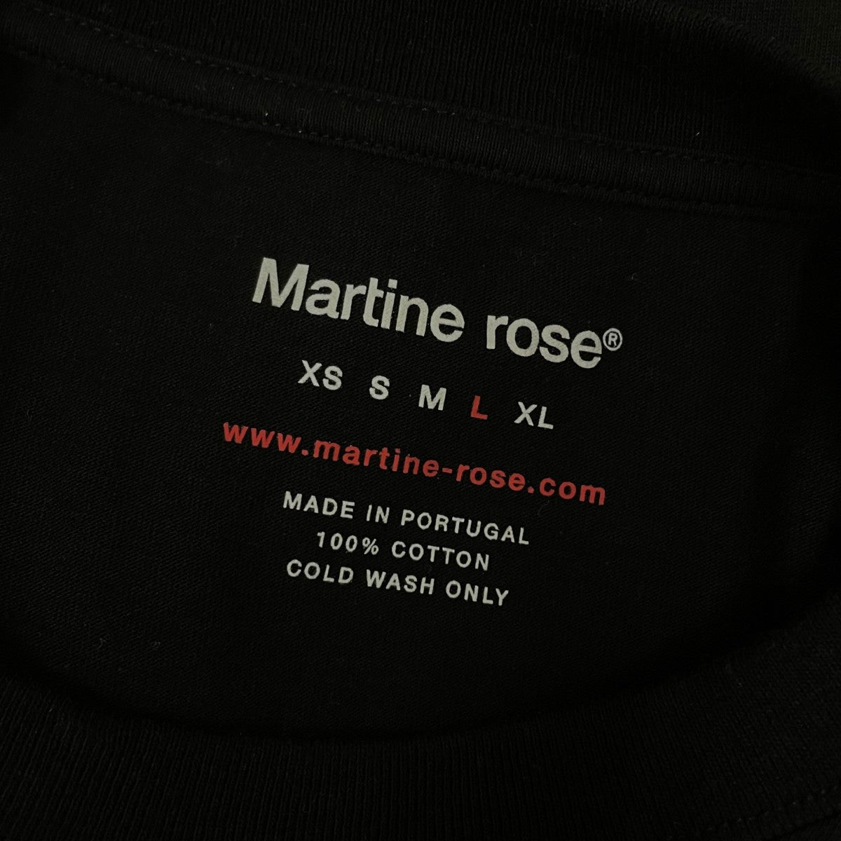 Martine rose Bumper to Bumperプリント 半袖Tシャツ コットンTシャツ 古着・中古-6枚目のアイテム画像
