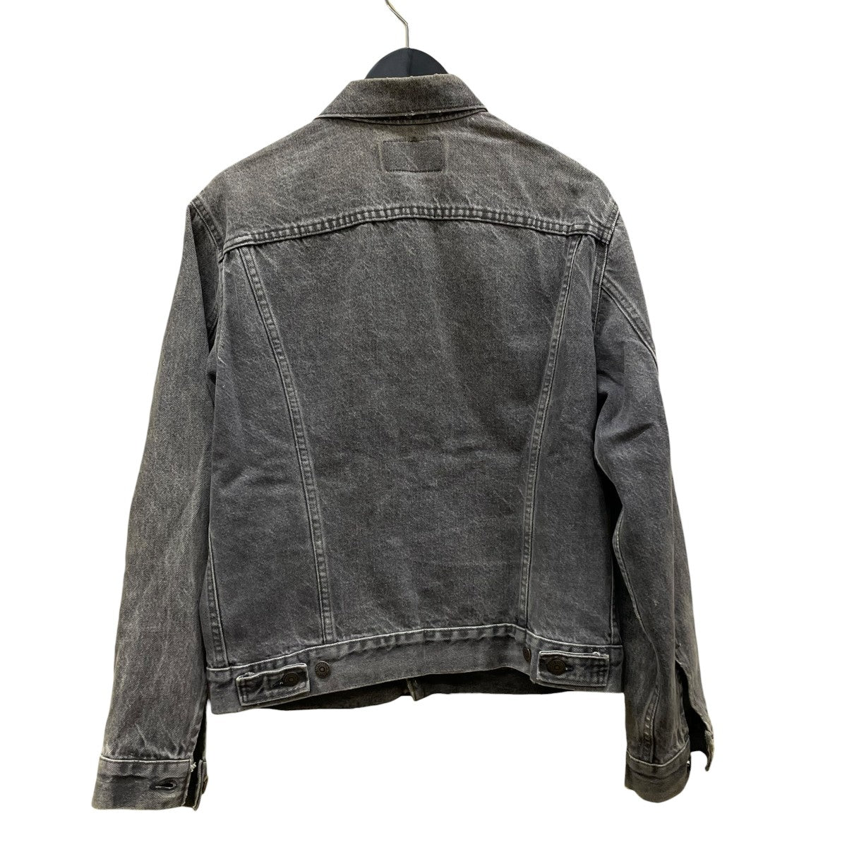 80s BLACK DENIM JACKET USA製 先染めデニムジャケット70306 0259