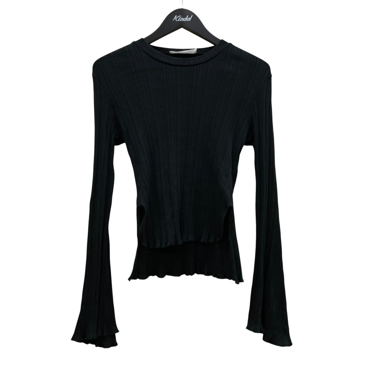 Crew Neck Ribbed Jersey TopリブニットMM21PFJS720