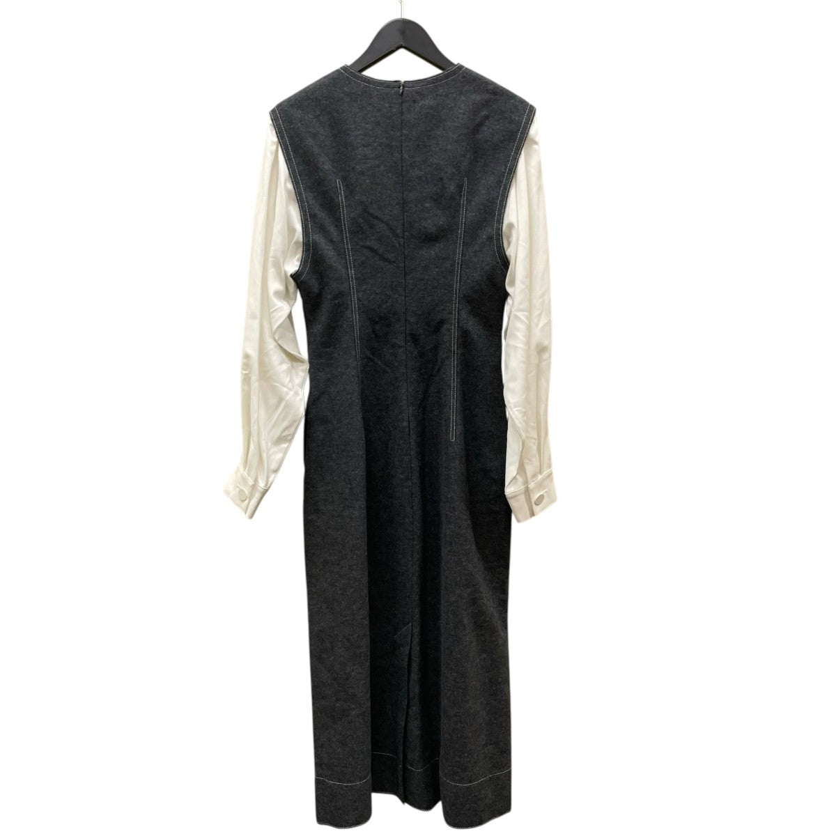 Wool Melton Jersey Dressワンピース23A65620