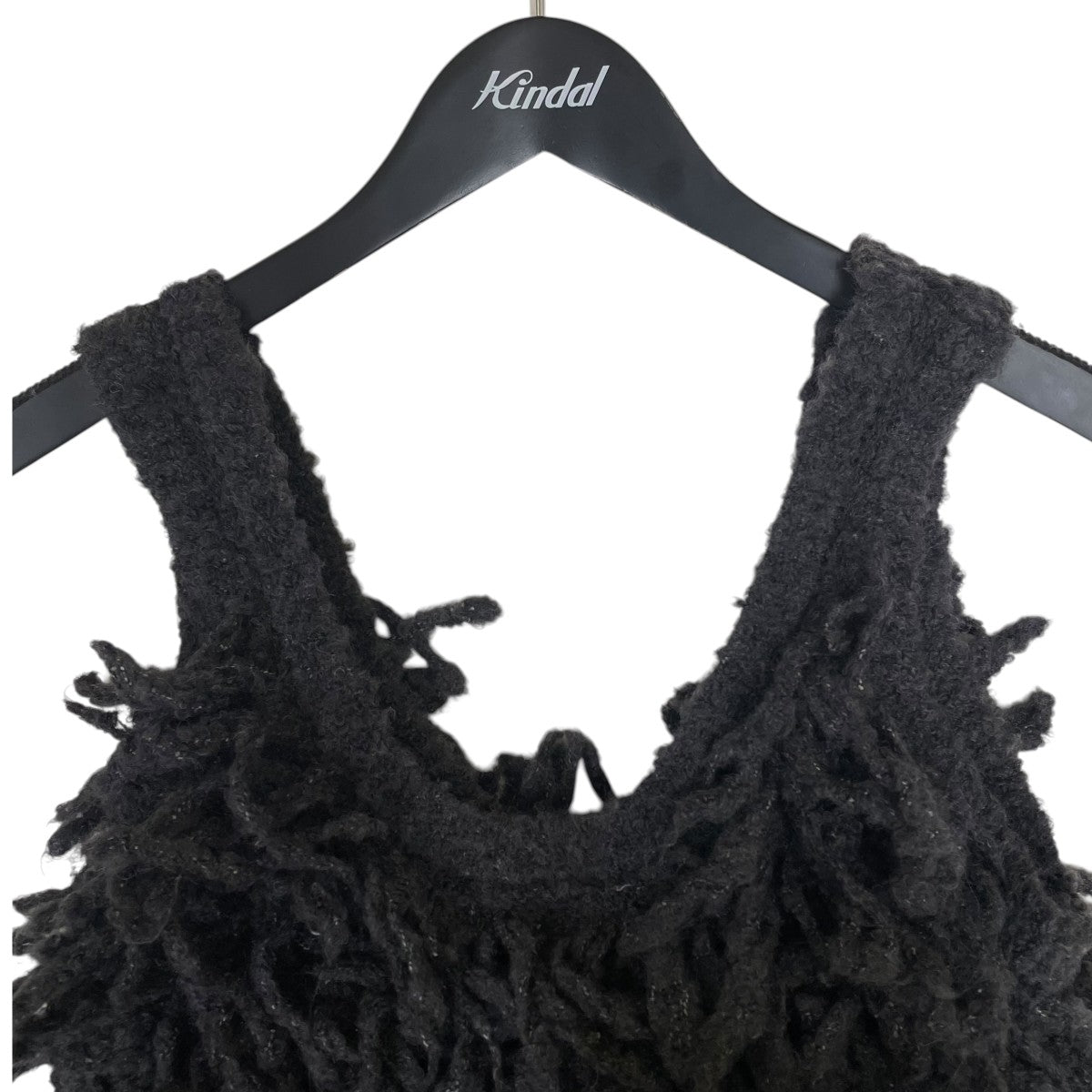 anuke 24AW Fringe Knit Bustier フリンジニットビスチェ 62420522 古着・中古-3枚目のアイテム画像
