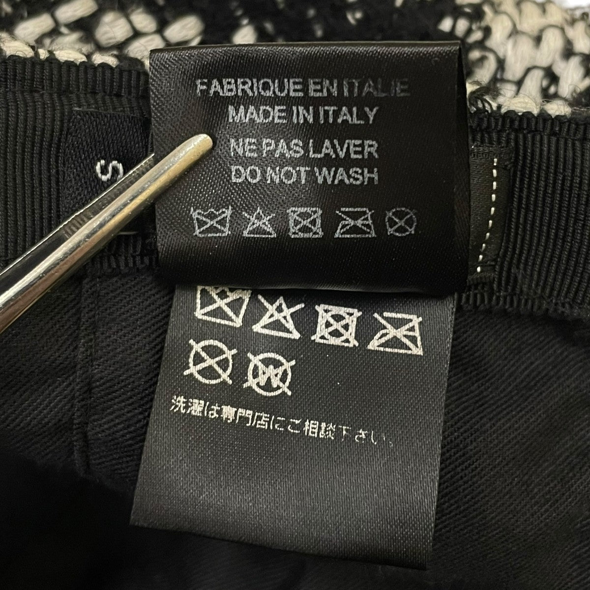 CHANEL ココマークツイードレザーロゴワッペン キャップ 古着・中古-7枚目のアイテム画像