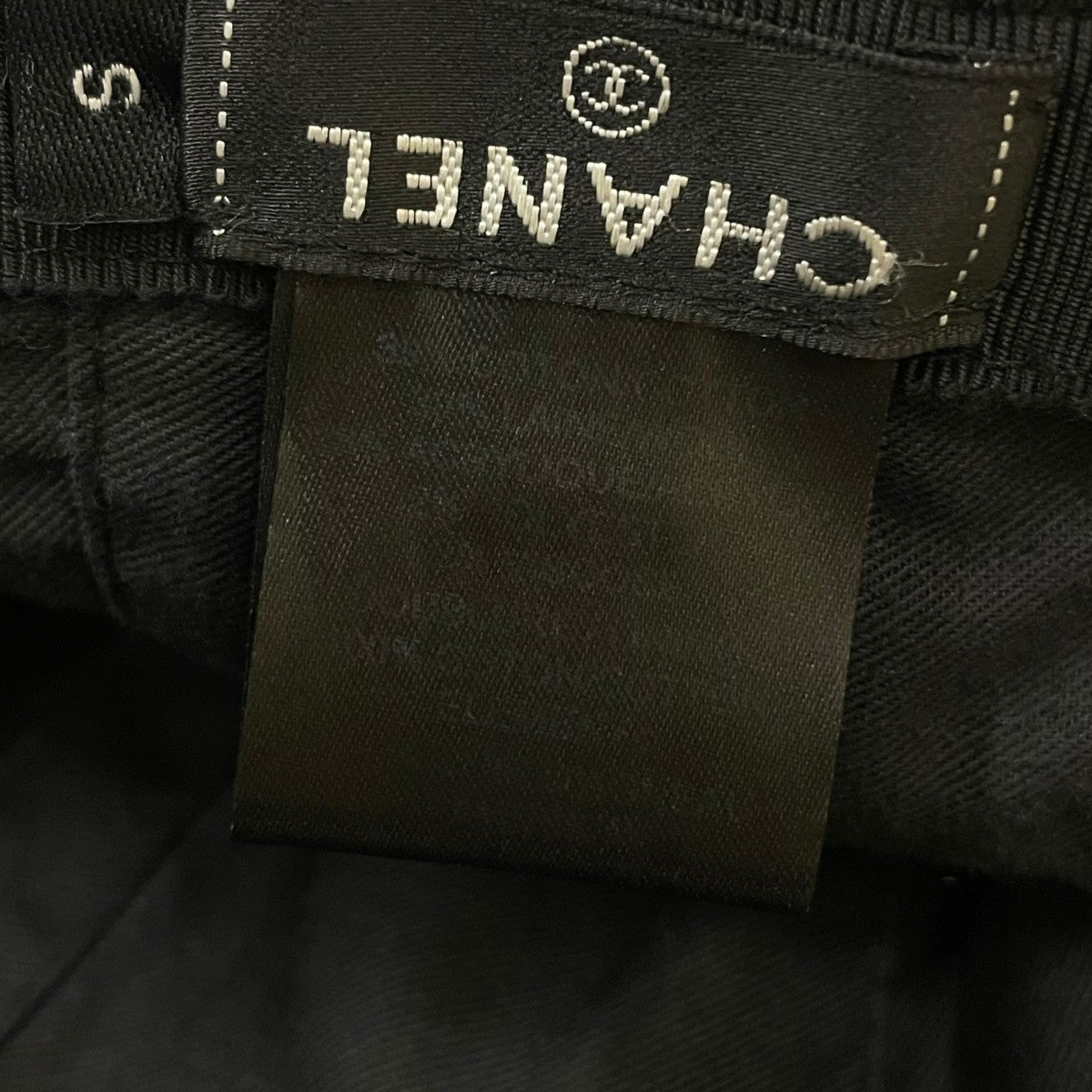 CHANEL ココマークツイードレザーロゴワッペン キャップ 古着・中古-8枚目のアイテム画像