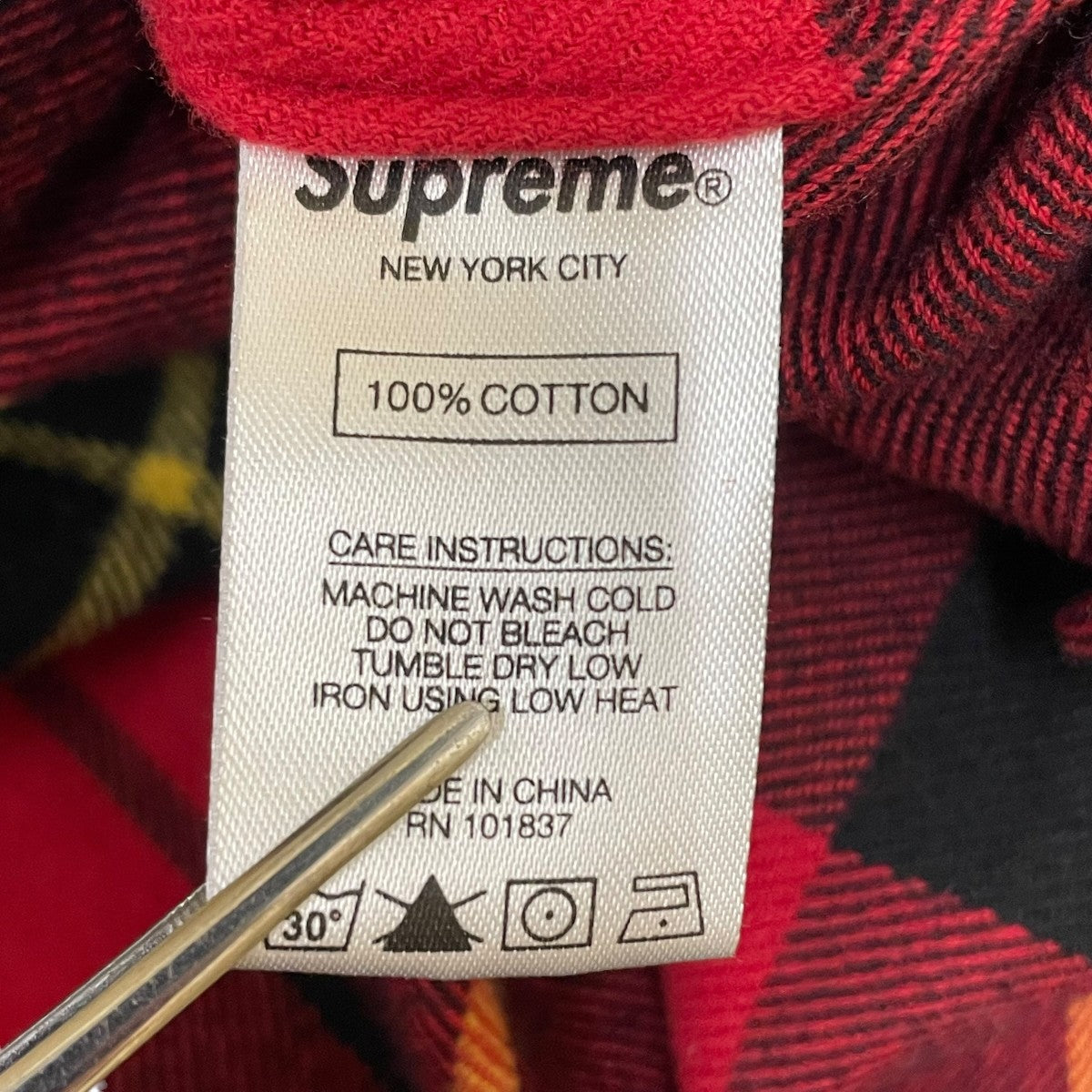 17AWTartan Flannel Shirt長袖シャツ