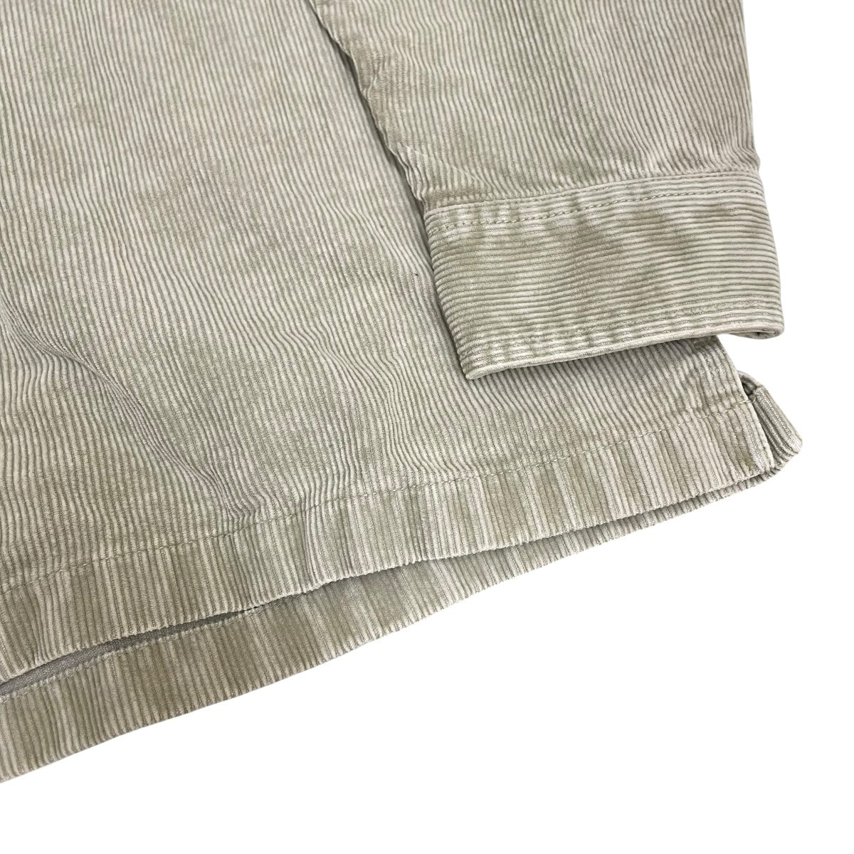 24SSWashed Corduroy Zip Up shirtコーデュロイジャケット