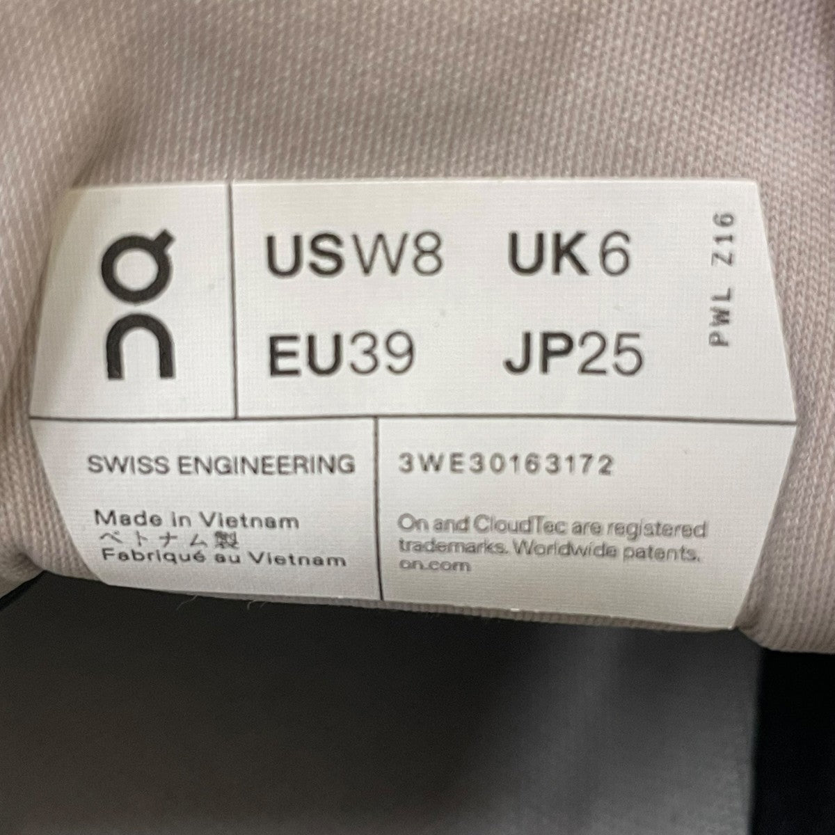 On Cloudvista 2 Waterproofローカットスニーカー3WE30163172 古着・中古-6枚目のアイテム画像