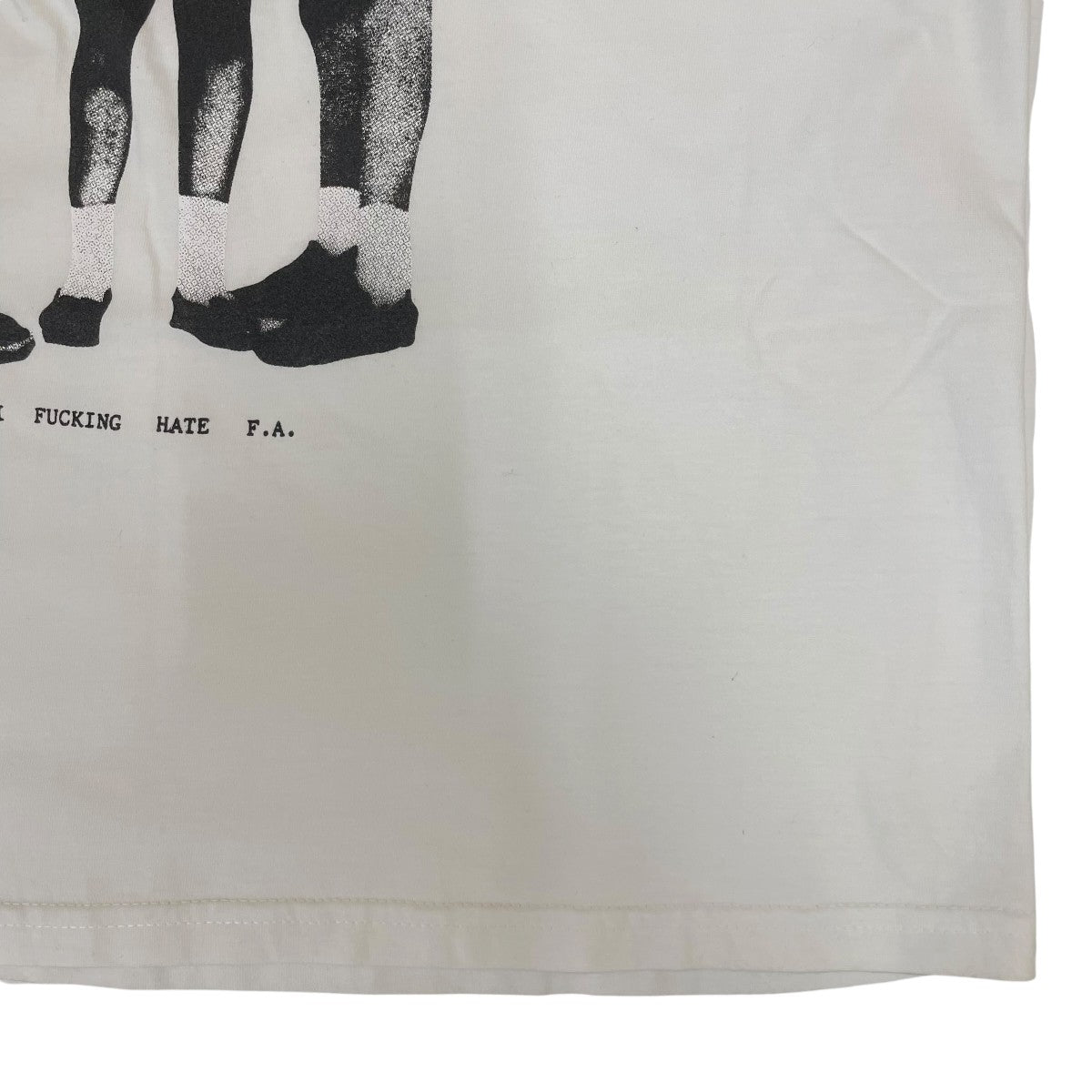 Hate FA Teeグラフィックプリント 半袖Tシャツ コットンTシャツ