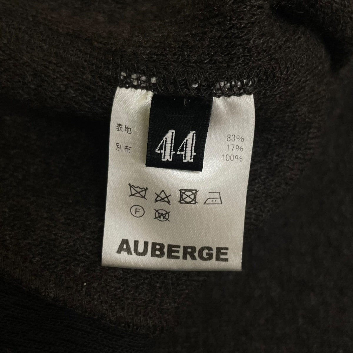 AUBERGE LETRO レトロカシミヤ フリースジャケット 古着・中古-5枚目のアイテム画像
