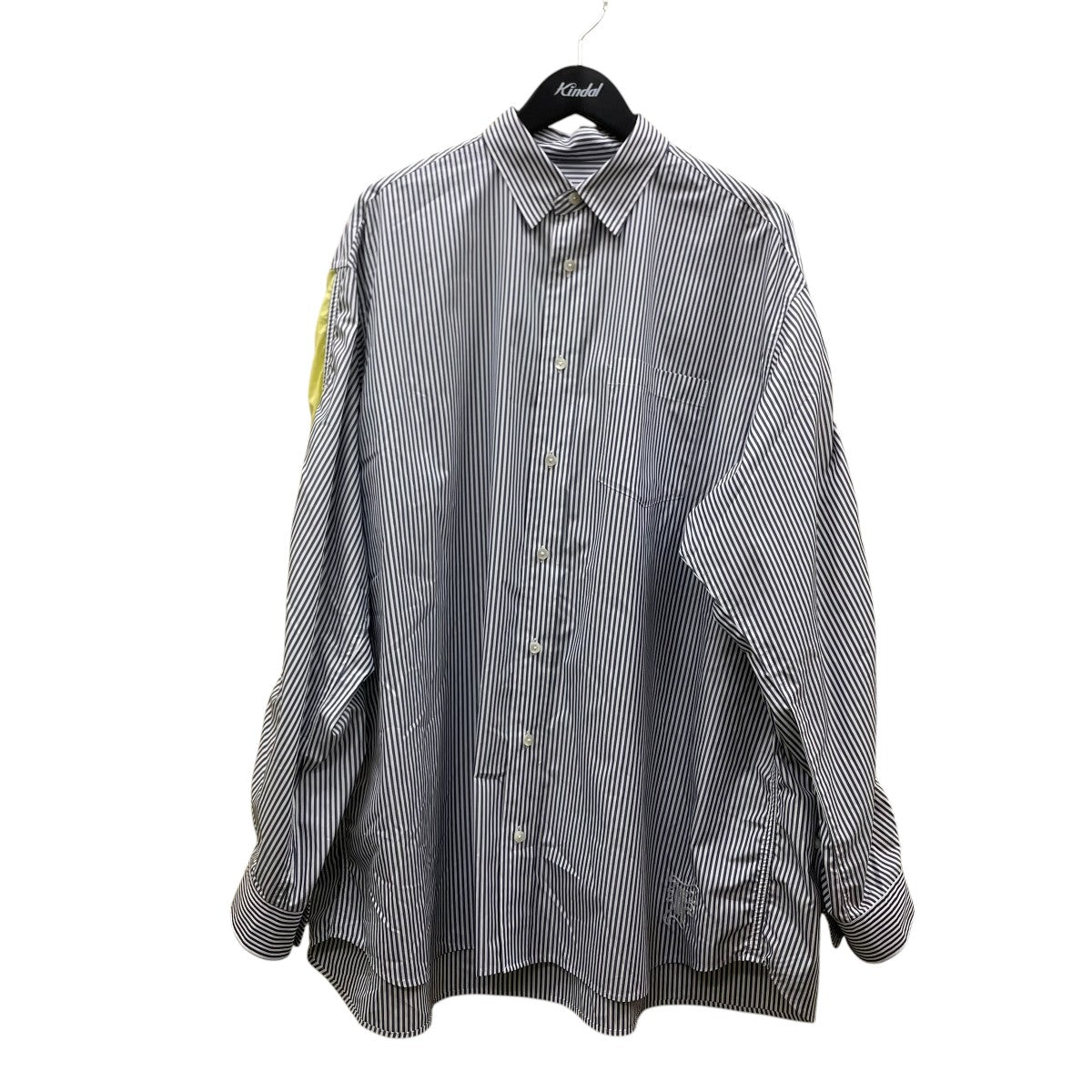 25SSSLEEVE PANEL BIG HEART SHIRT長袖シャツNAT-SH-M01