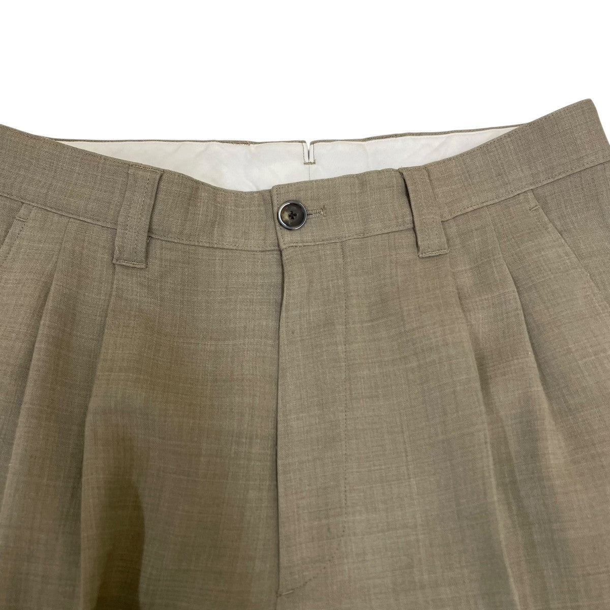 STEVEN ALAN TW BOIL 2PLEATED MORE TAPERED PANTSスラックス8114-186-0881 古着・中古-3枚目のアイテム画像