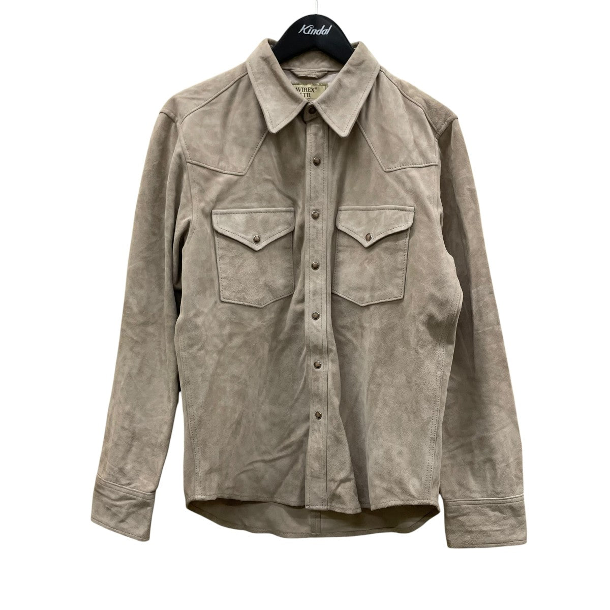 参考価格\99，000 GOAT SUEDE WESTERN SHIRTレザーシャツ783-6150001
