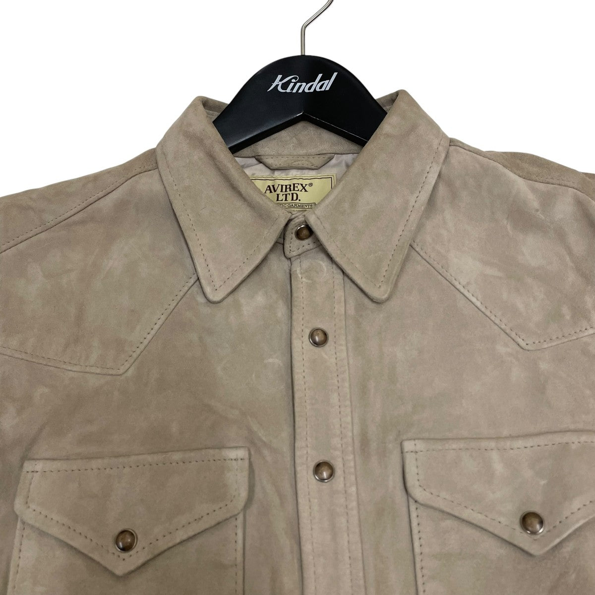 参考価格\99，000 GOAT SUEDE WESTERN SHIRTレザーシャツ783-6150001