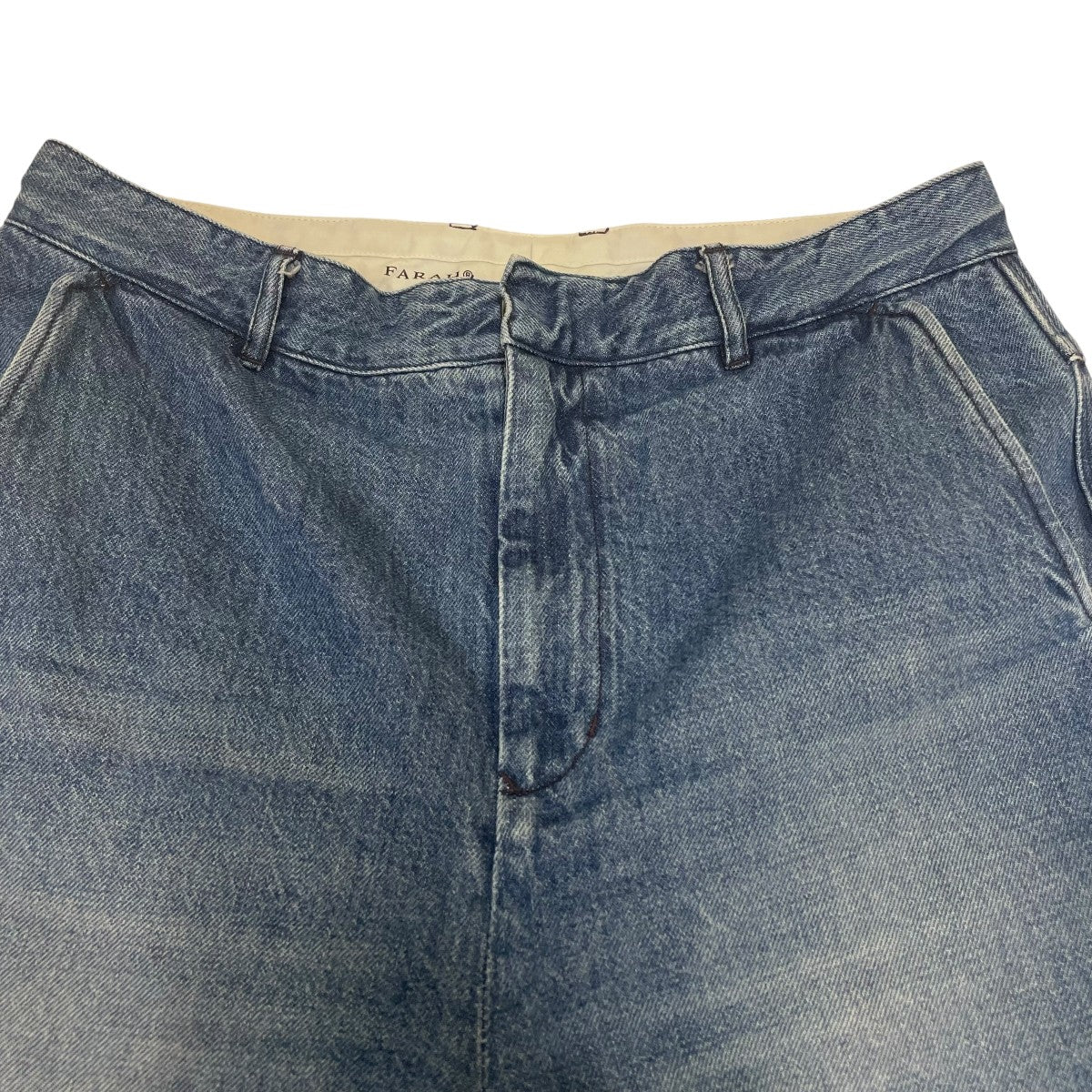 Maximum Wide Straight Pantsコットン ワイドデニムパンツFR0501-M4021