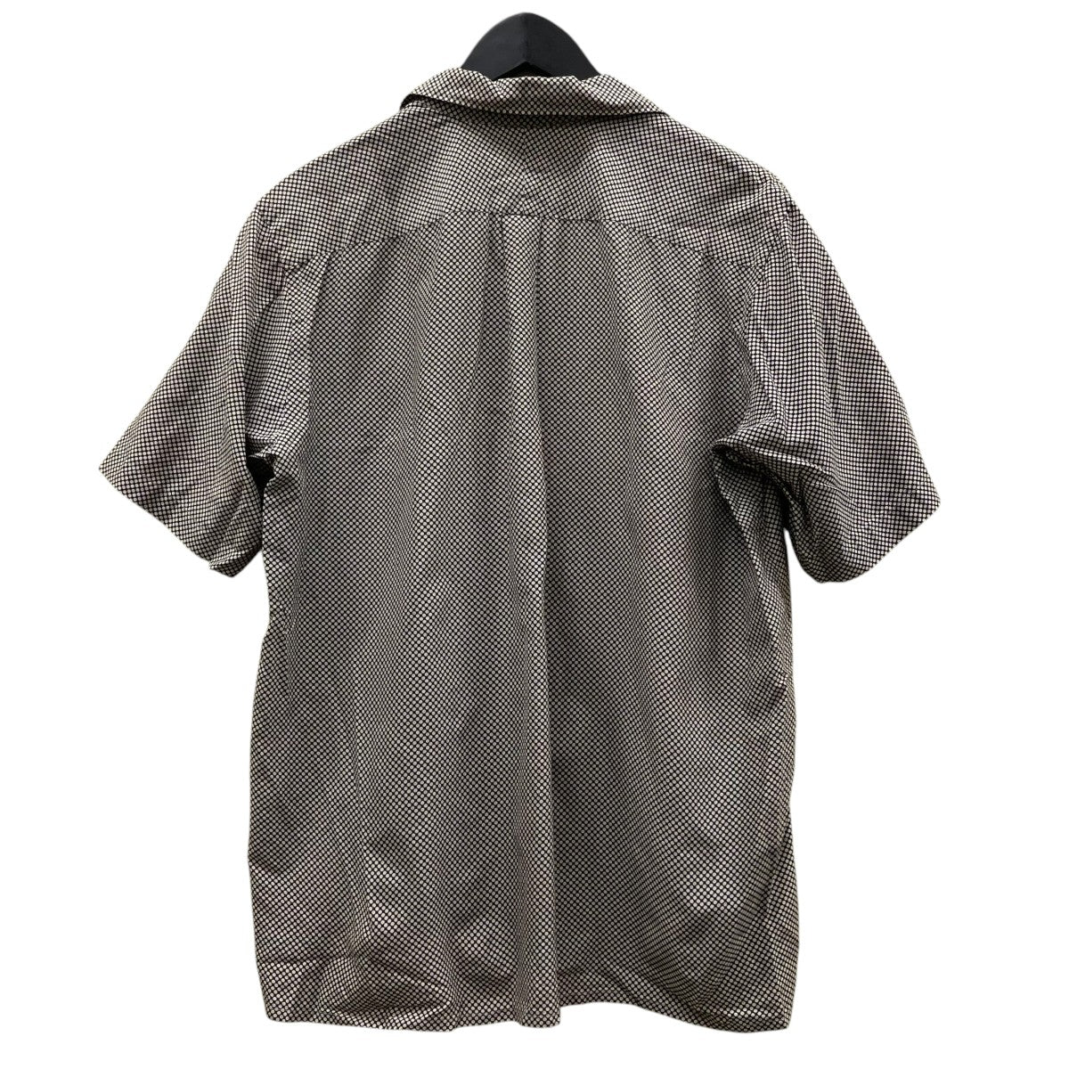 COMOLI コットンシルク ドットオープンカラーシャツドット柄 オープンカラー 半袖シャツ コットンシャツK01-02016 古着・中古-2枚目のアイテム画像