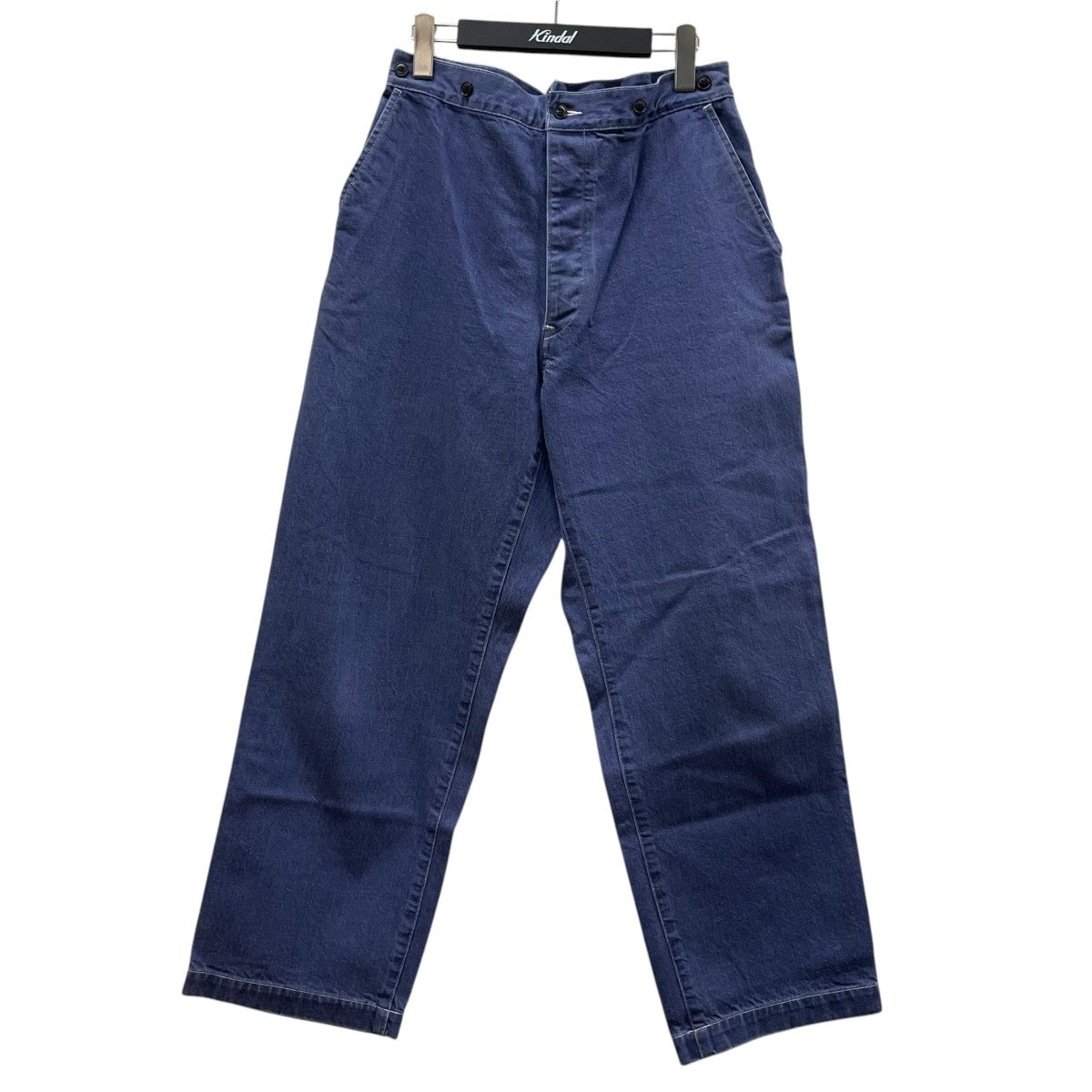 COMOLI L’ECHOPPE別注 French Vintage Denim Work Pants フレンチヴィンテージデニム ワークパンツワークパンツ デニムパンツS03-03020 古着・中古-1枚目のアイテム画像