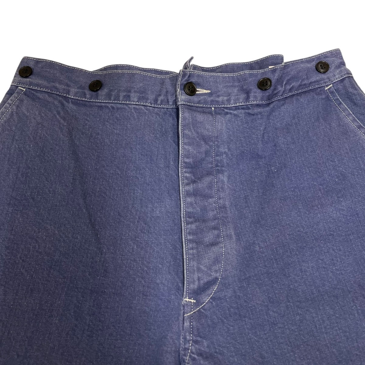 COMOLI L’ECHOPPE別注 French Vintage Denim Work Pants フレンチヴィンテージデニム ワークパンツワークパンツ デニムパンツS03-03020 古着・中古-3枚目のアイテム画像