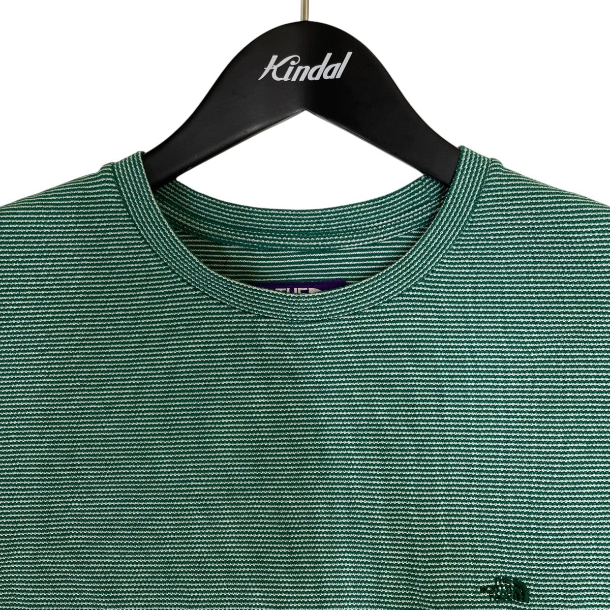 THE NORTHFACE PURPLELABEL Moss Stitch Field H／S Teeロゴ刺繍 半袖Tシャツ コットンTシャツNT3326N 古着・中古-3枚目のアイテム画像